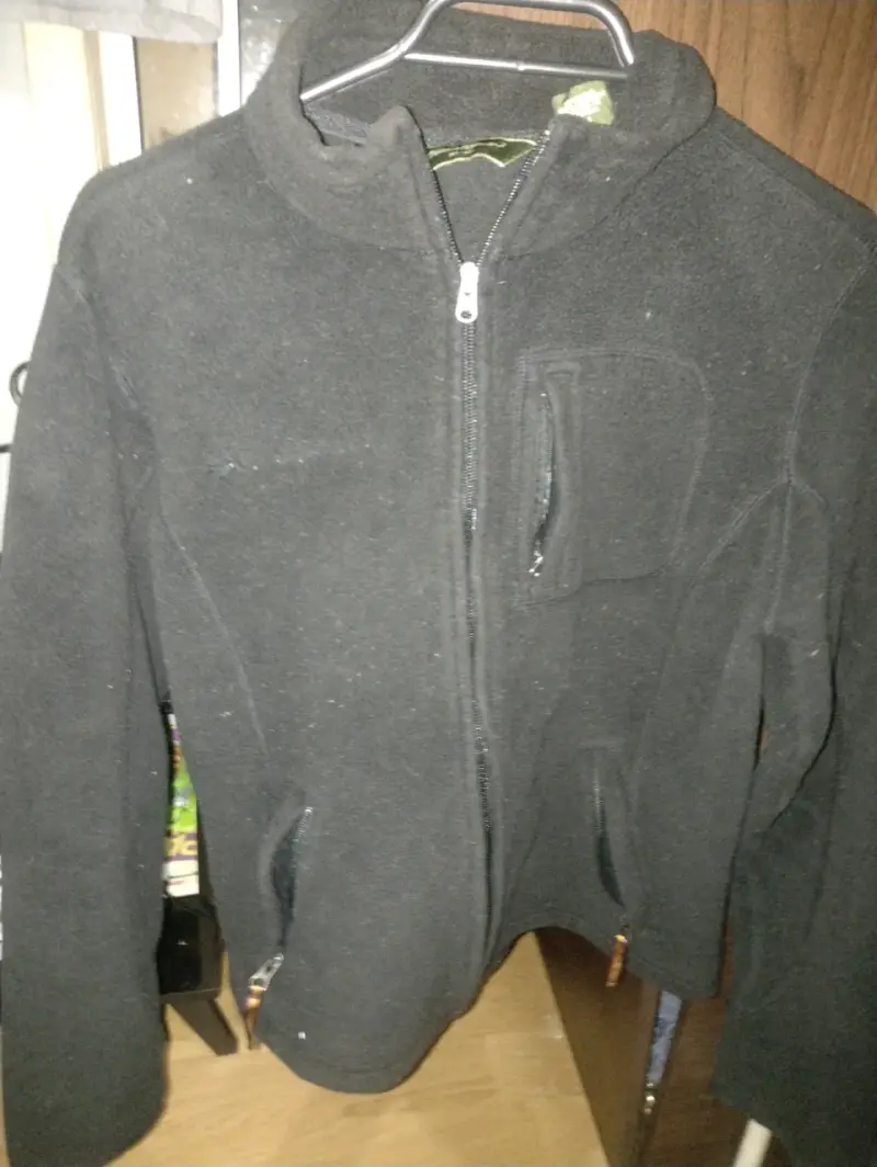 Chaqueta polar negra unisex - 1