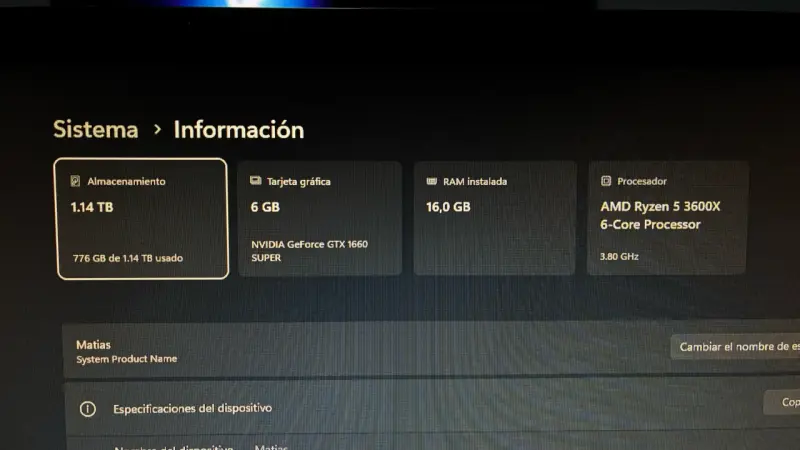PC DESKTOP / GTX 1660 Super - 6