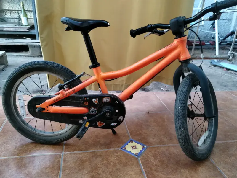 Bicicleta infantil naranja - 3
