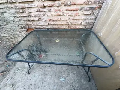 Mesa de vidrio para exterior - miniatura 2