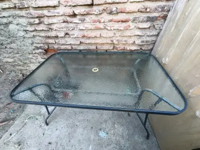 Mesa de vidrio para exterior - miniatura 3