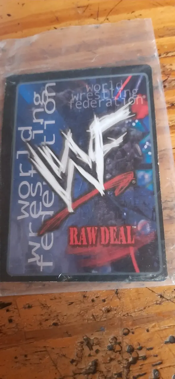 Carta coleccionable WWF - 2
