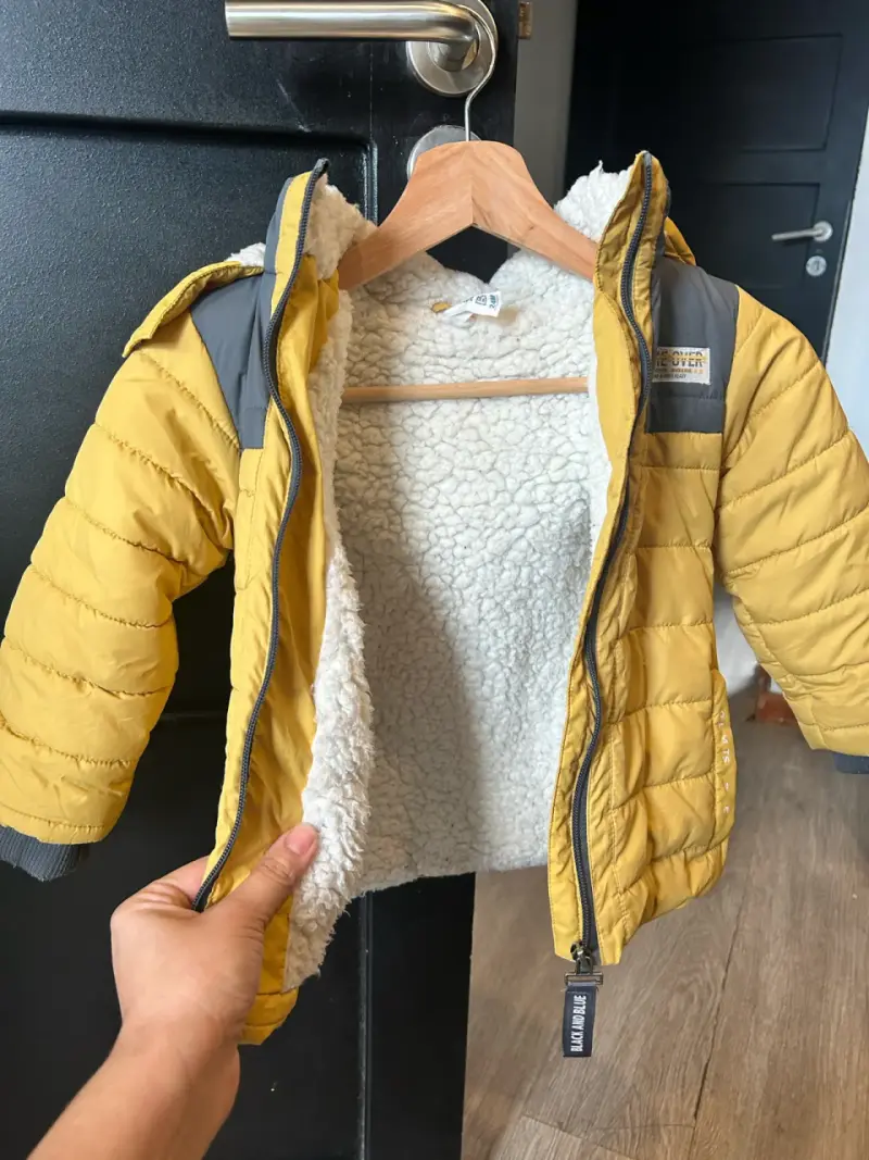 Chaqueta infantil amarilla Black and Blue 24 M - 3