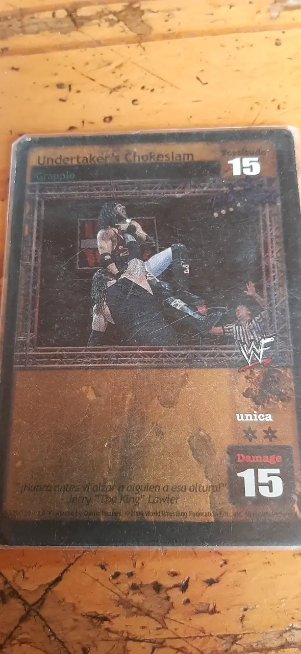 Carta coleccionable WWE Undertaker - 1