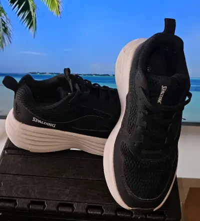 Zapatillas deportivas negras Spalding - miniatura 1