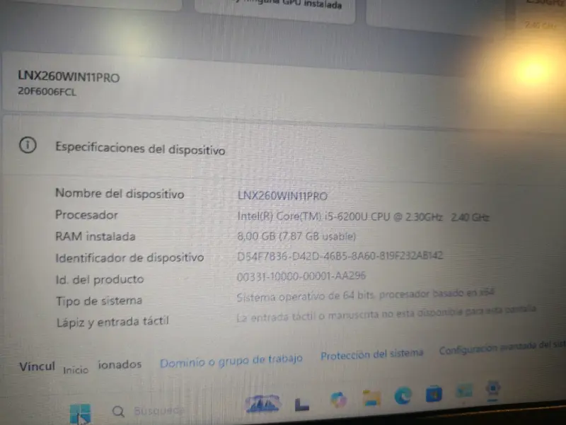 Laptop Lenovo ThinkPad usada - 3