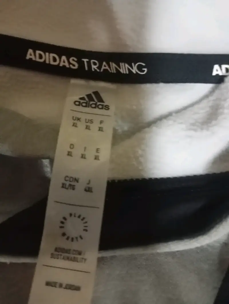 Polerón gris Adidas con capucha XL - 2