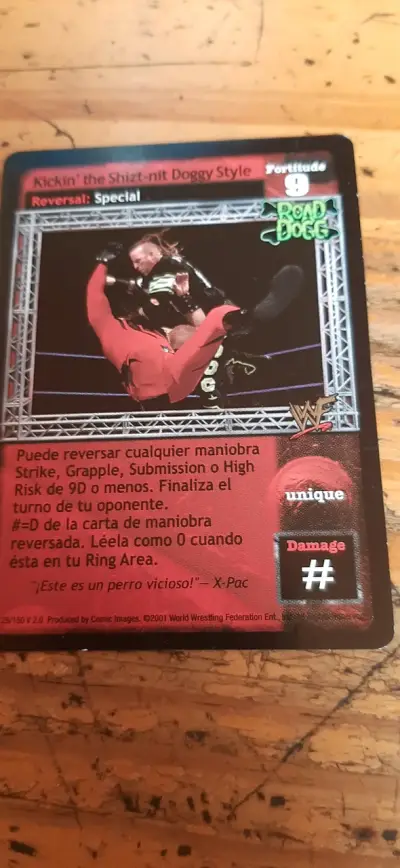 Carta coleccionable WWF 2001 Road Dogg - miniatura 1