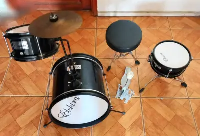 Batería infantil Elektra negra - miniatura 1
