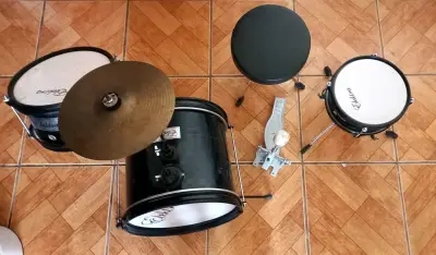 Batería infantil Elektra negra - miniatura 2
