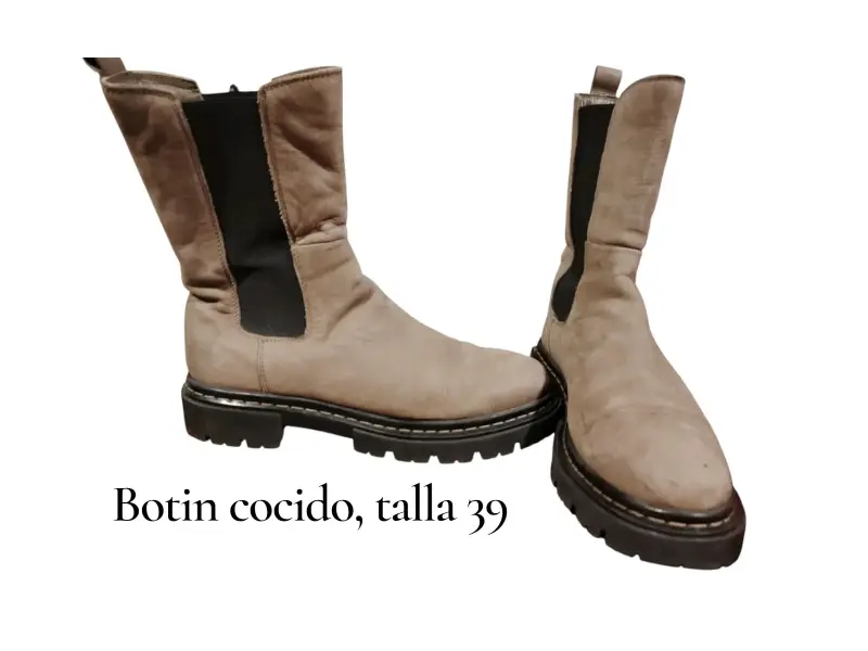 Botines cocidos talla 39