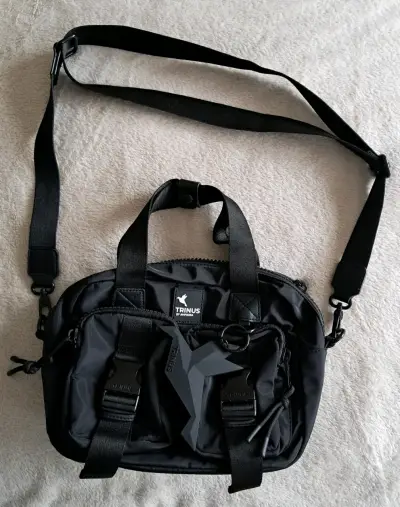 Bolso bandolera negro Trinus - miniatura 1