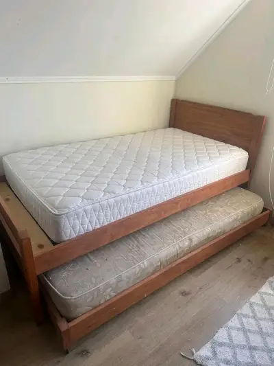 2 Cama nido de madera - miniatura 3