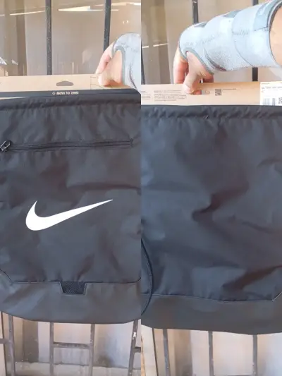 Bolsa deportiva negra  Nike Brasilia - miniatura 2
