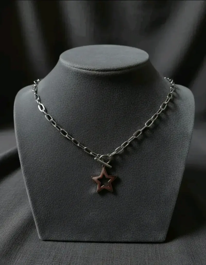 Collar de cadena acero inoxidable - 9