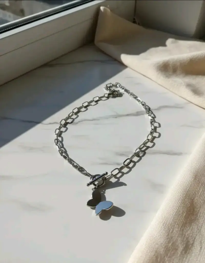 Collar de cadena acero inoxidable - 10