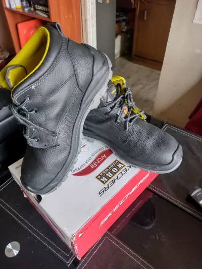 Botas de trabajo negras treck - miniatura 1