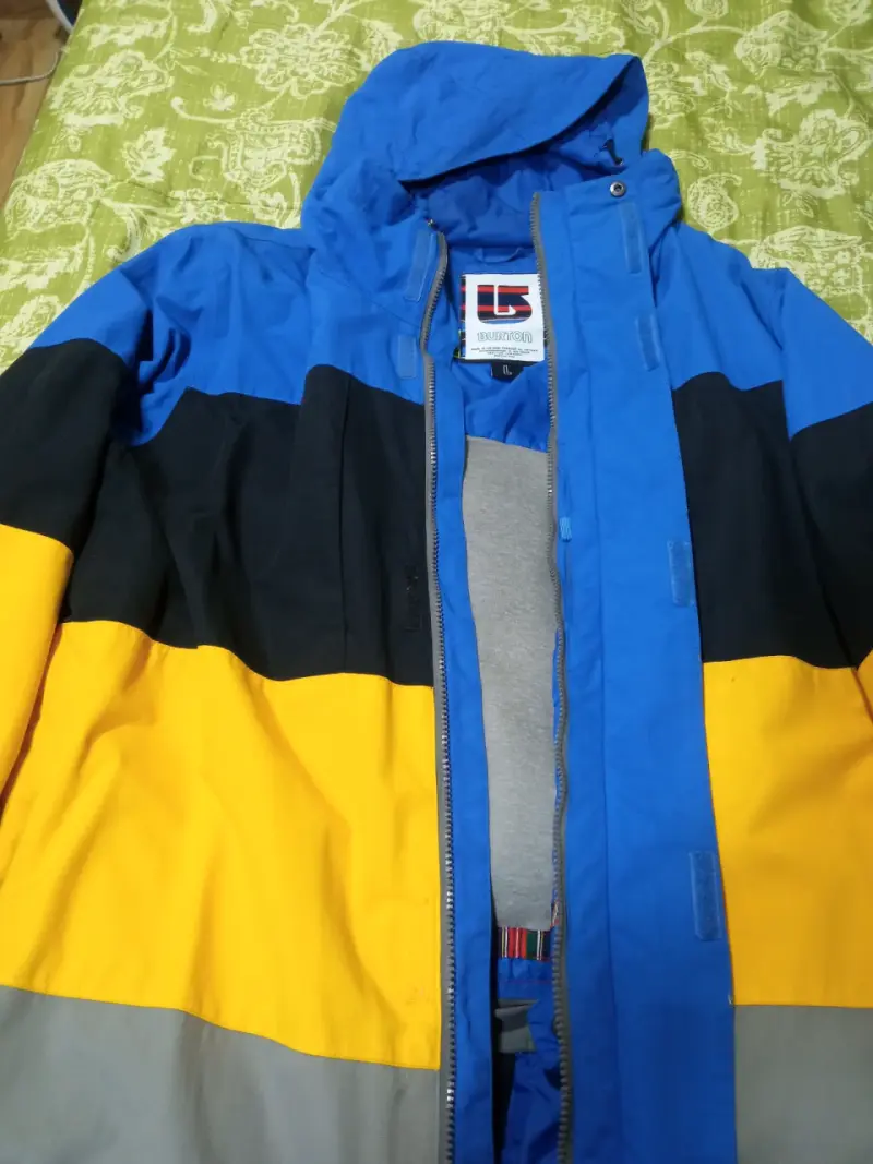 Chaqueta Burton multicolor con capucha - 1
