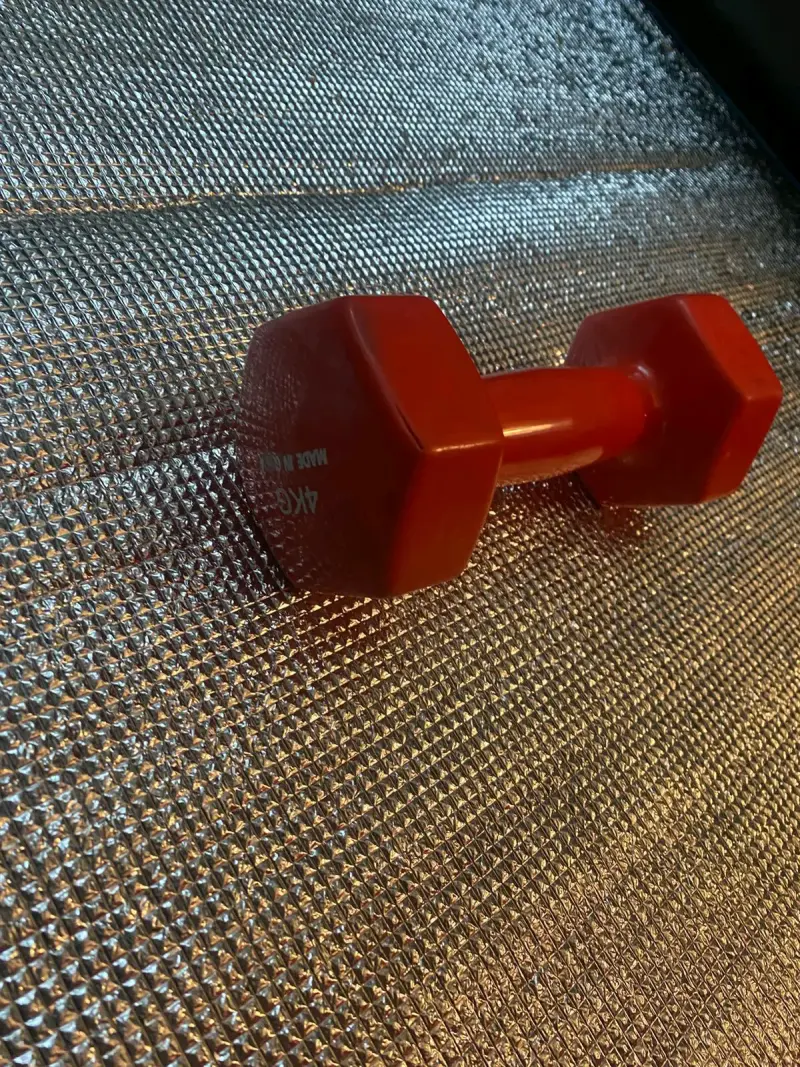 Mancuerna roja 4 kg - 4