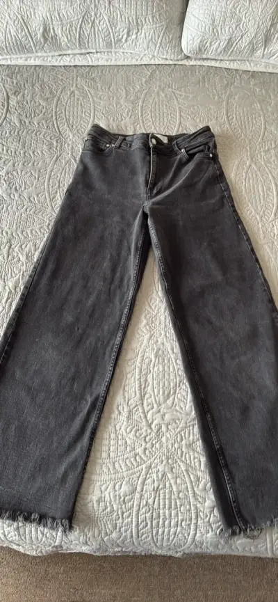 Jeans gris Mango talla 38 - miniatura 1