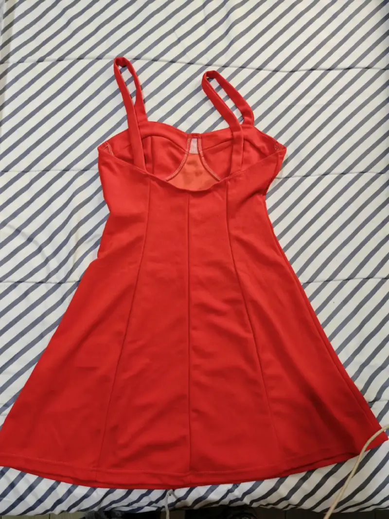 Vestido rojo elegante - 2