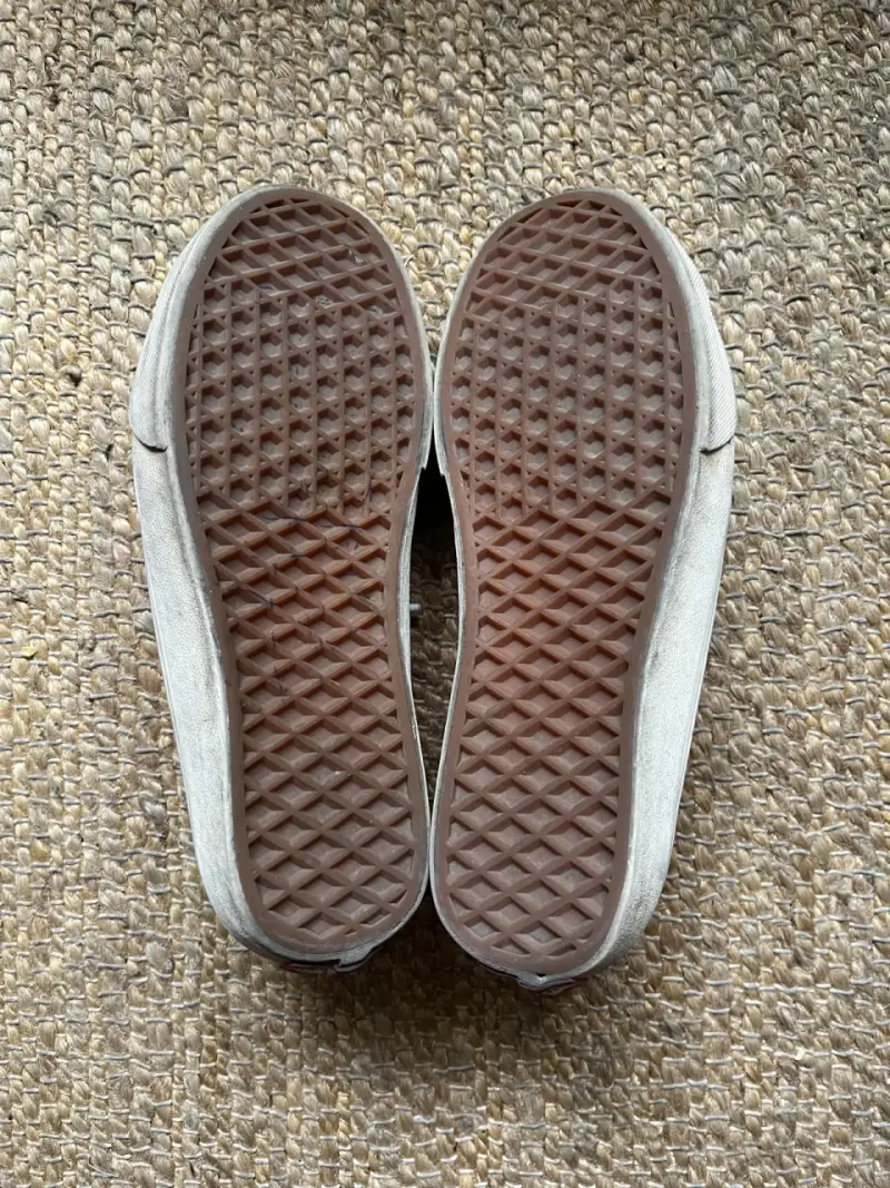 Zapatillas Vans rojas usadas - 4