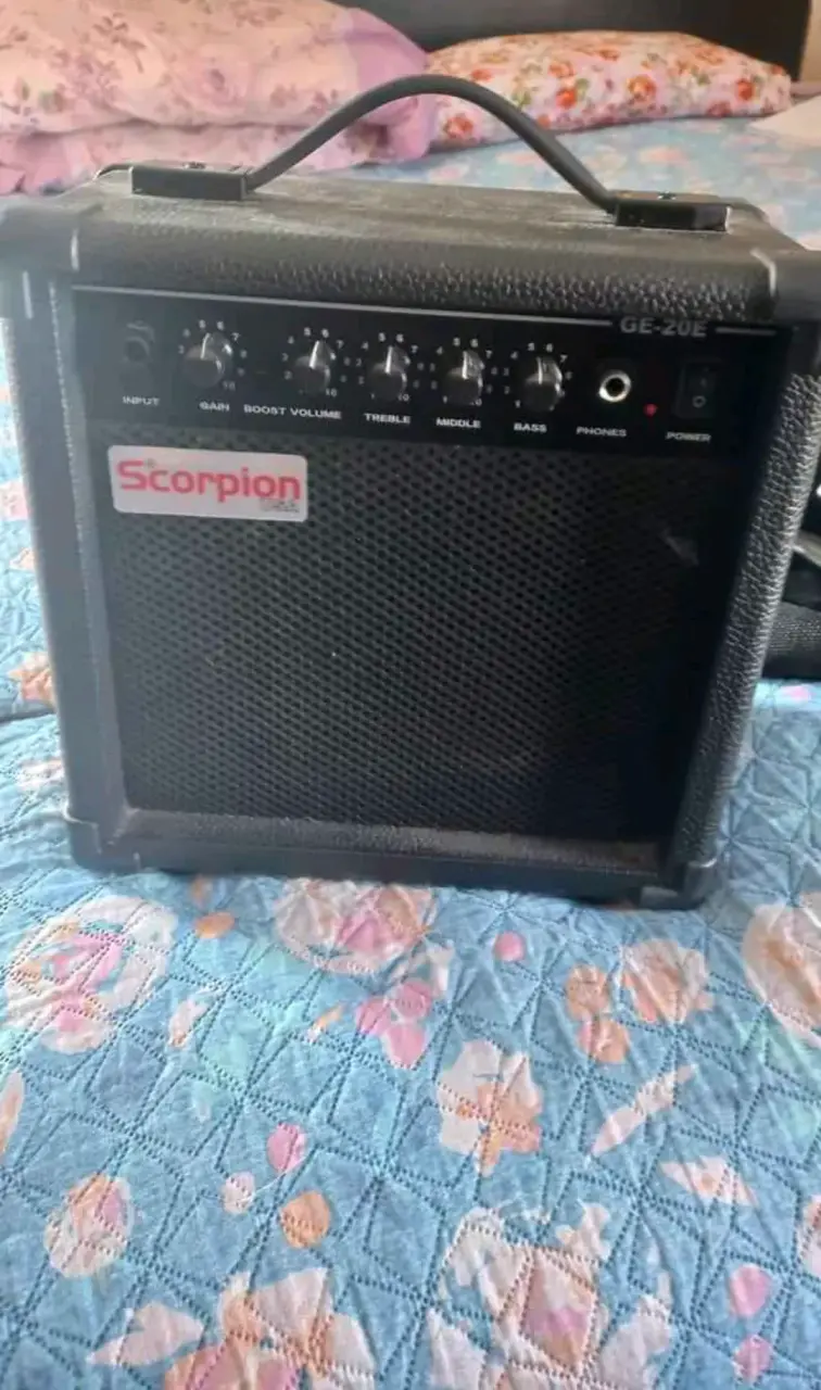 Guitarra eléctrica Scorpion + amplificador - 3