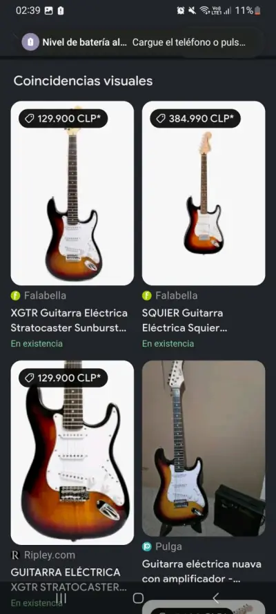 Guitarra eléctrica Scorpion + amplificador - miniatura 5