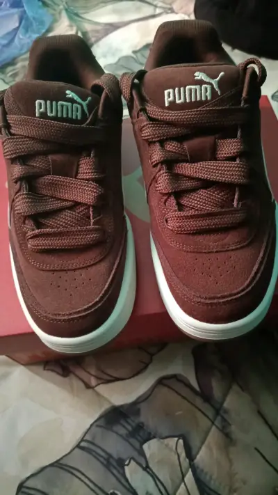 Zapatillas Puma color café - miniatura 1