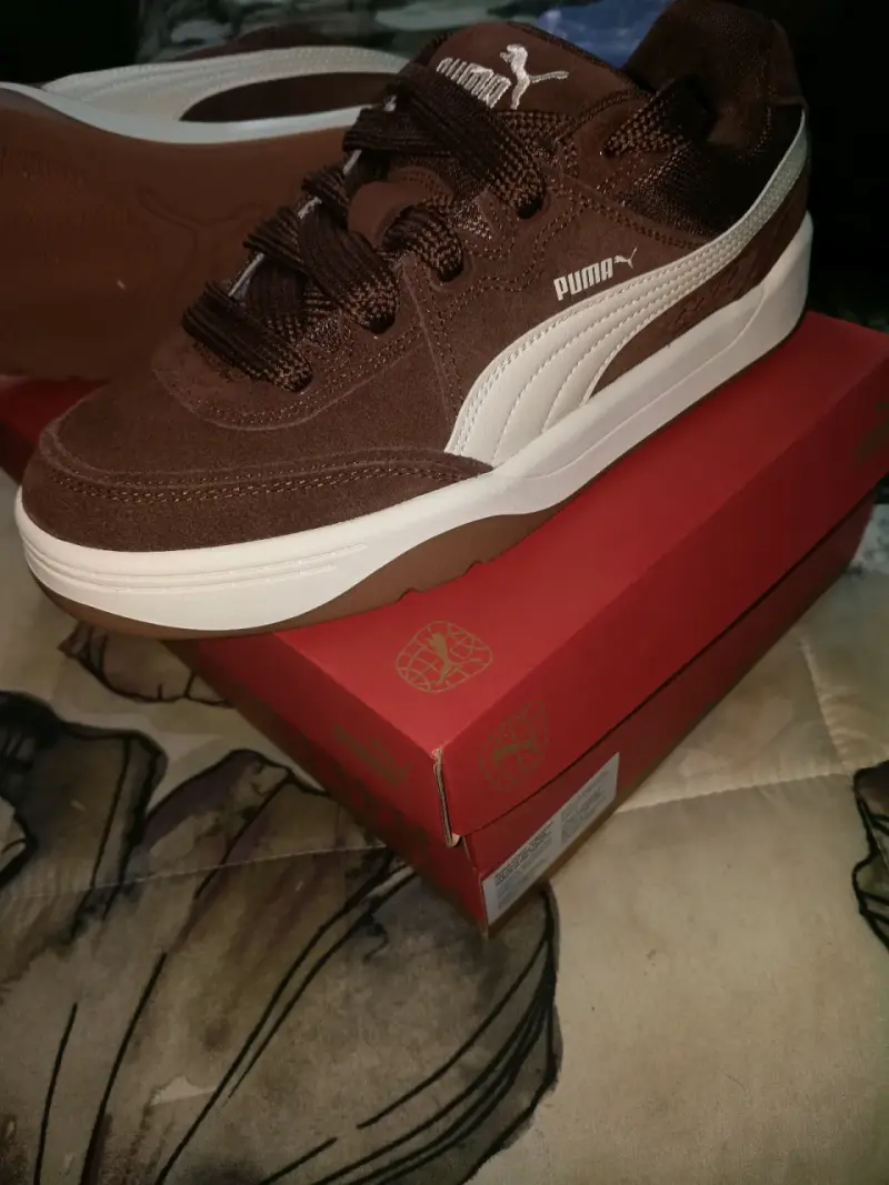 Zapatillas Puma color café - 2