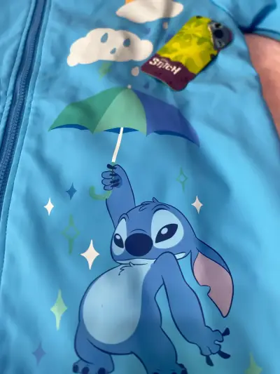 Chaqueta impermeable Stitch infantil - miniatura 1