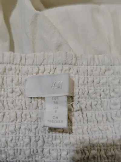 Vestido blanco con tirantes - miniatura 3