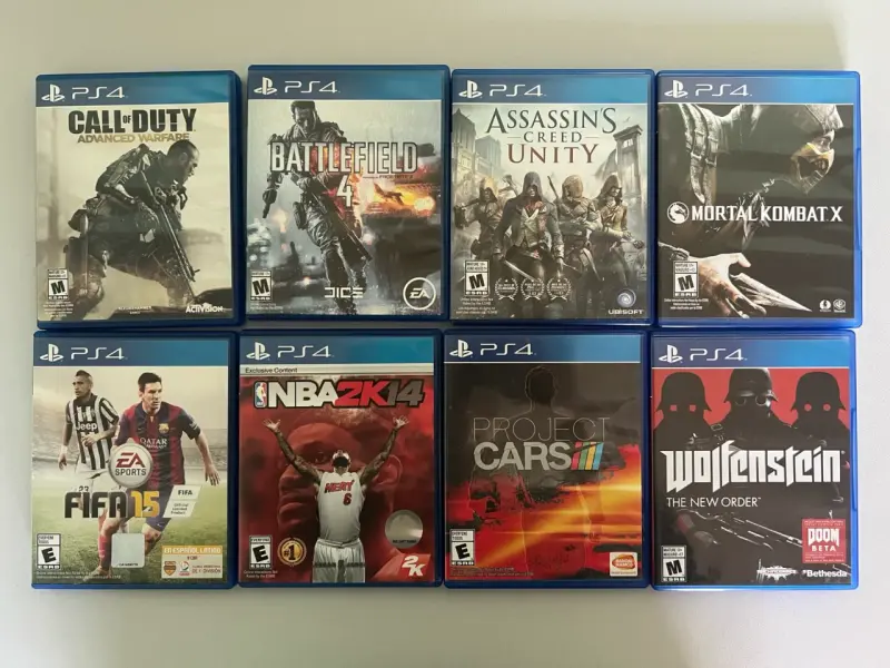 Lote de videojuegos PS4 usados