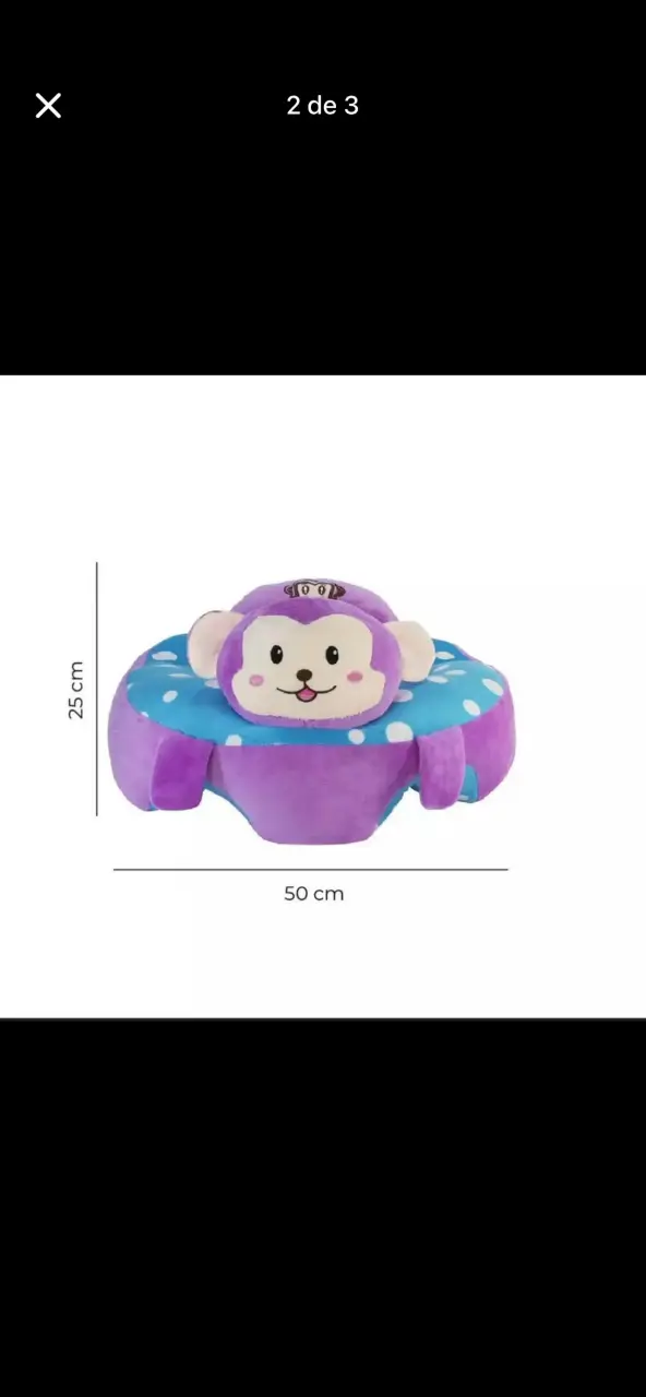 Silla infantil de peluche - 2