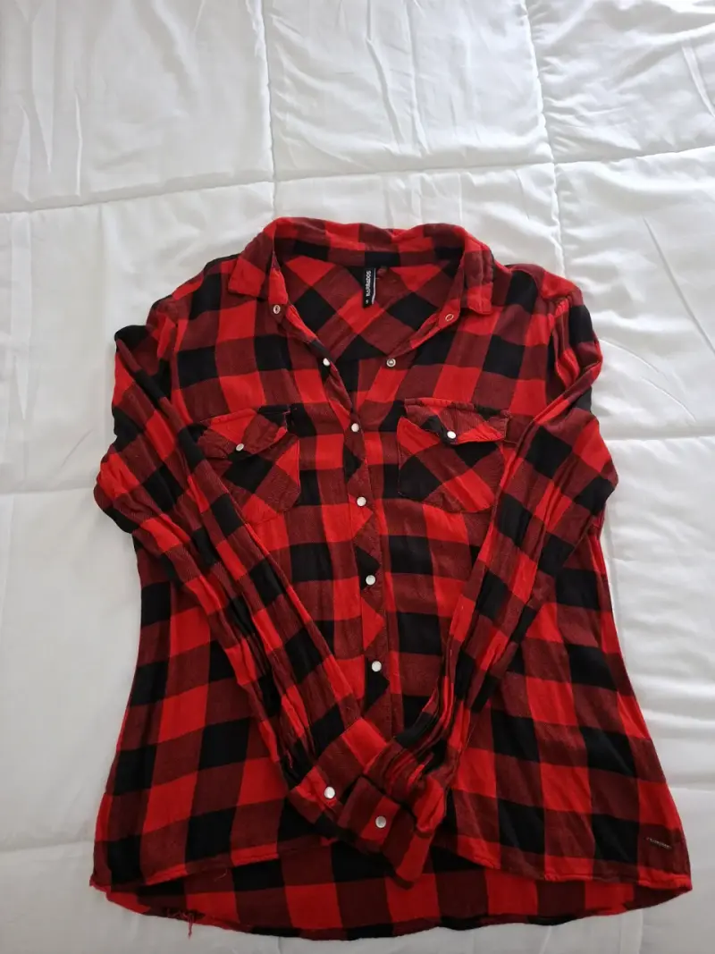 Camisa a Cuadros Estilo Leñadora