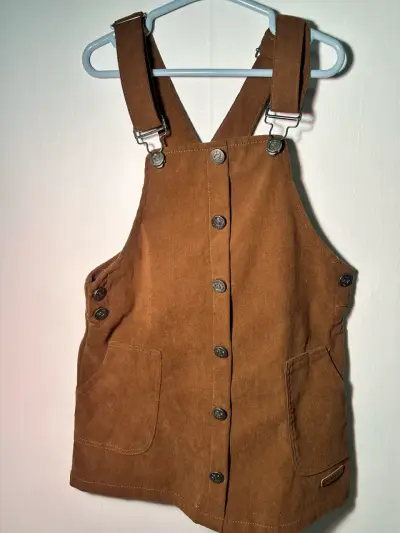 Vestido jumper marrón - miniatura 1
