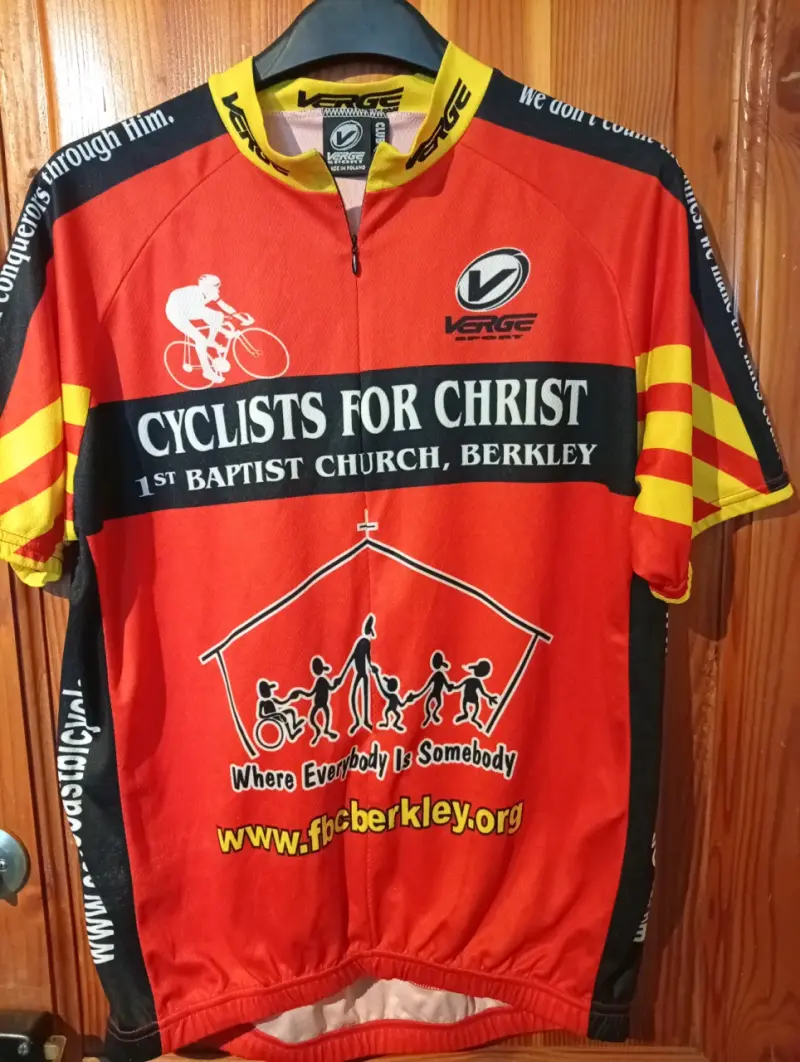 Polera ciclismo roja Verge
