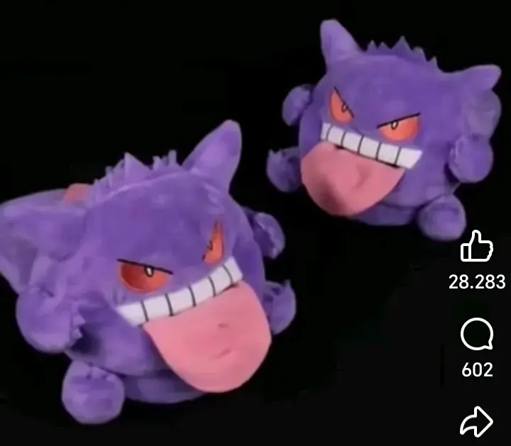 Pantuflas infantiles Gengar púrpura - 5