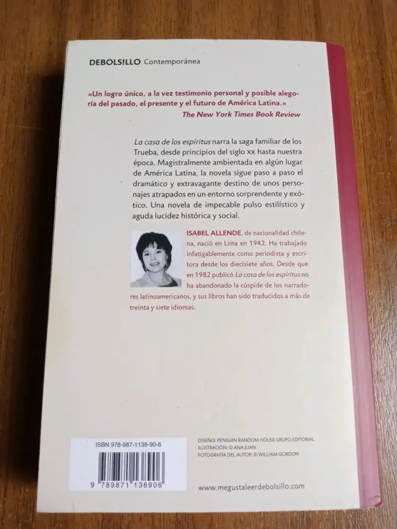 Libro 'La casa de los espíritus' - 2