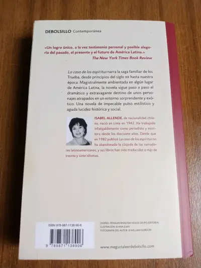 Libro 'La casa de los espíritus' - miniatura 2