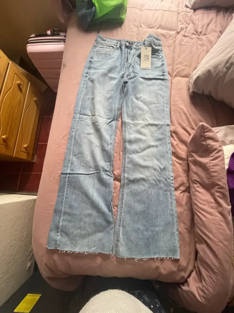 Jeans flare celestes nuevos - 2