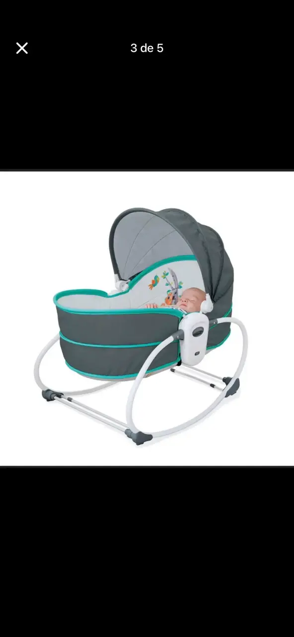 Cuna moisés con móvil - 3