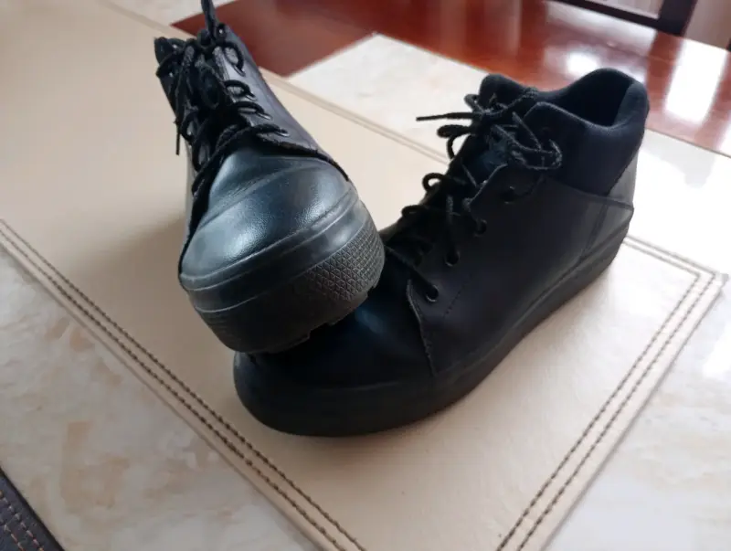 Zapato negro cuero - 1