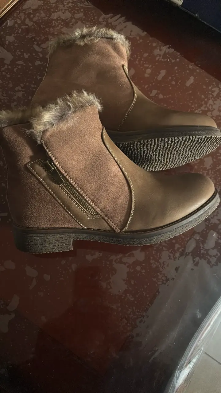 Botines de invierno marrones