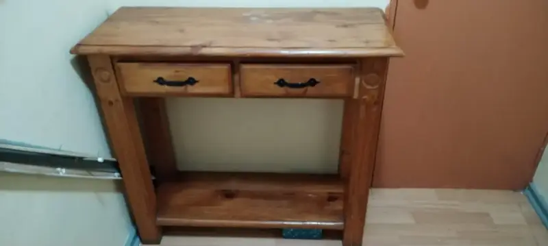 Arrimo madera con cajones