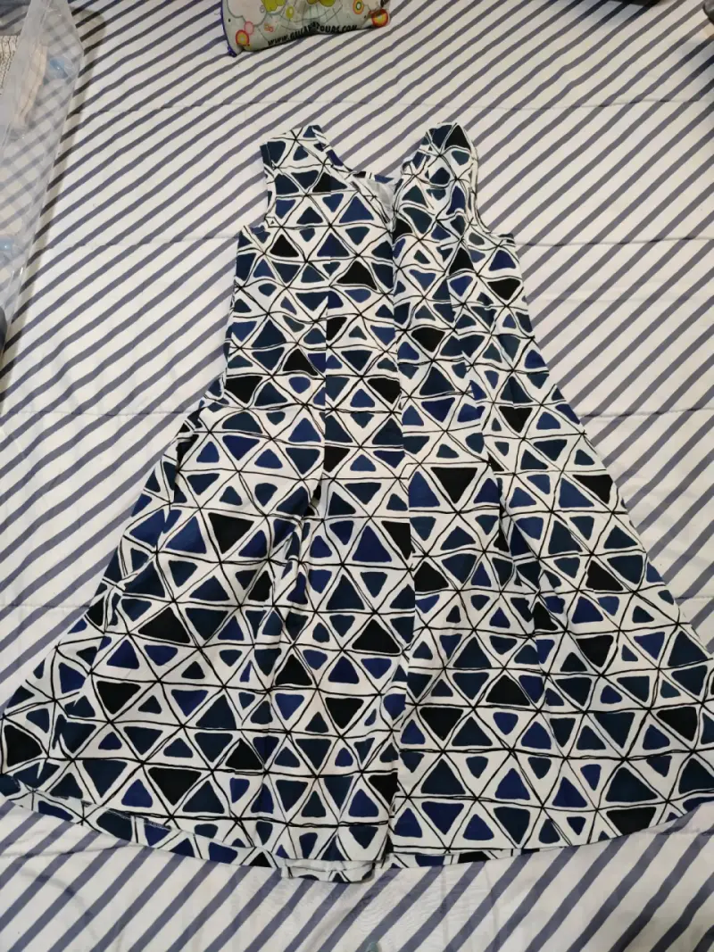 Vestido estampado geométrico - 2