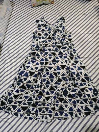 Vestido estampado geométrico - miniatura 2
