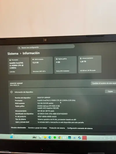 Laptop Acer Nitro 5 i5 - miniatura 5