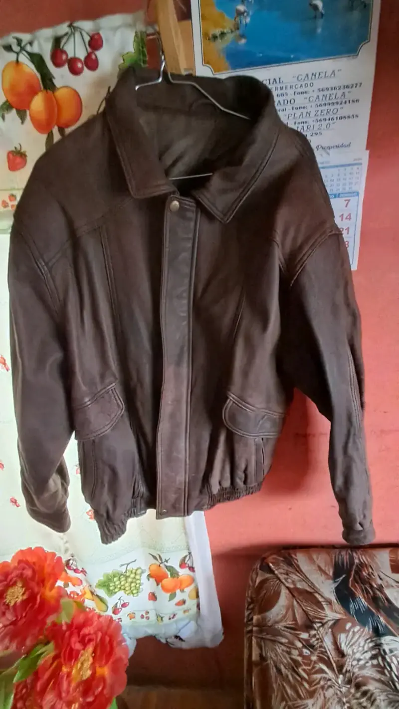 Chaqueta de cuero marrón - 2