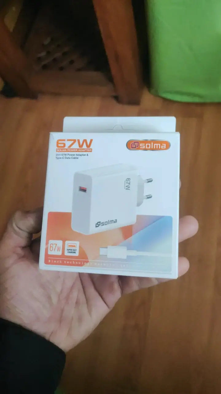 Cargador Solma 67W con cable